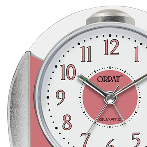 Orpat designer pink buzzer alarm clock(TBB-377)
